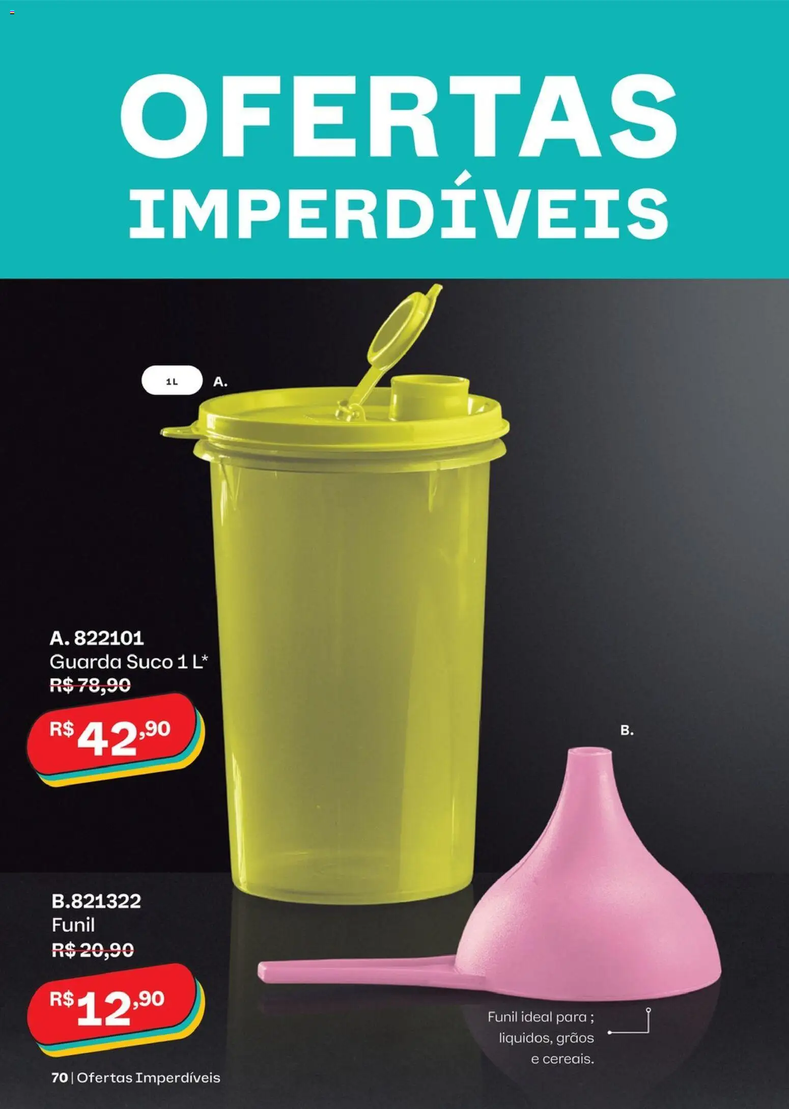Tupperware Folheto - válido de 01/11/2026 | Página: 70 | Produtos: Suco