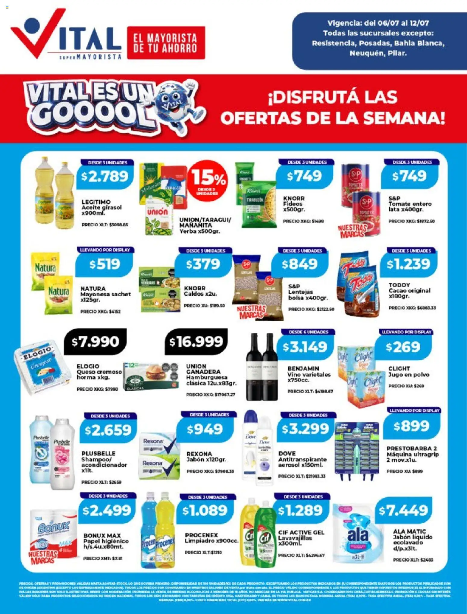 Vital ofertas │ válido desde el 06/07/2026 | Página: 1