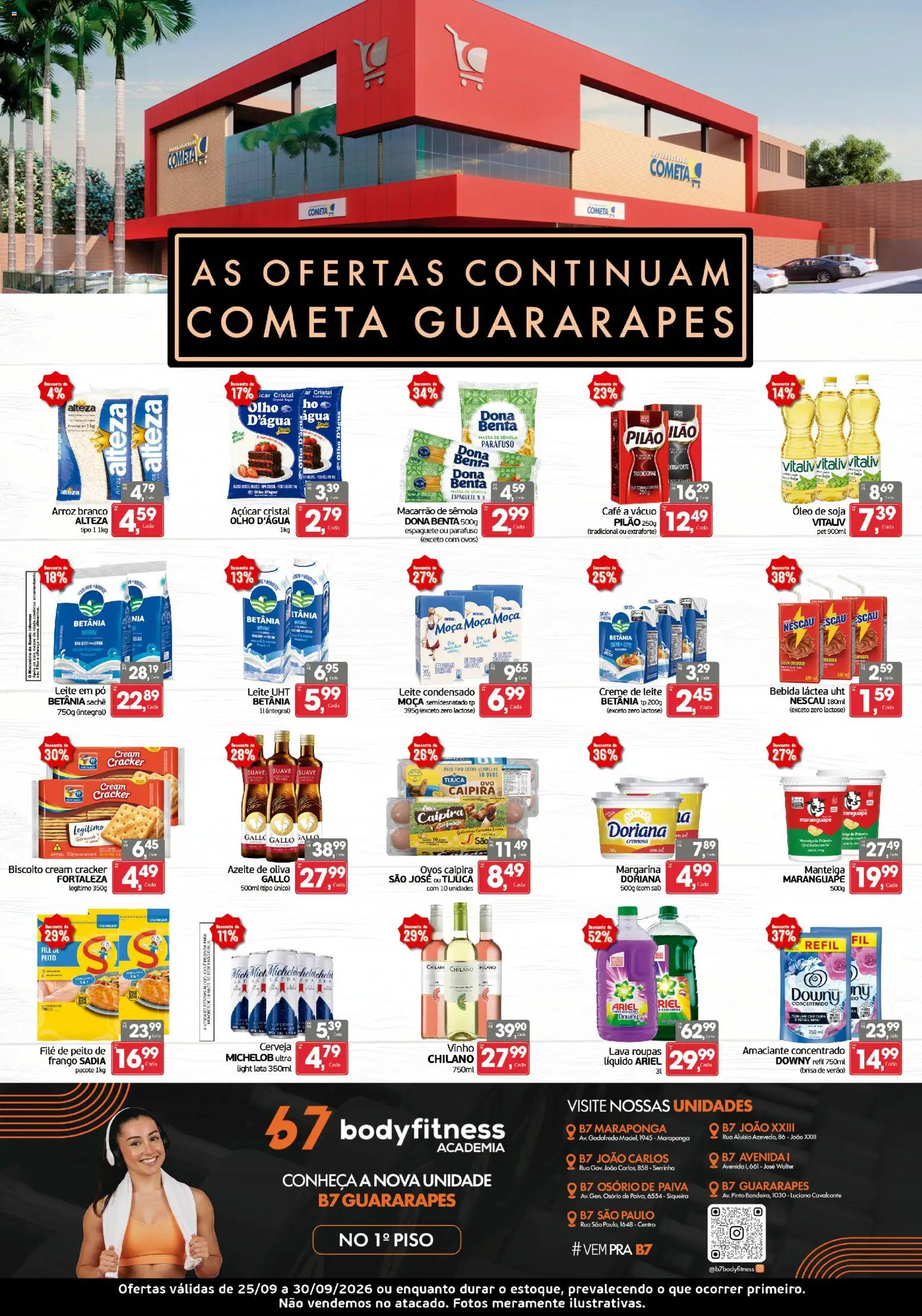Cometa Supermercados Sexta-feira 25 Setembro