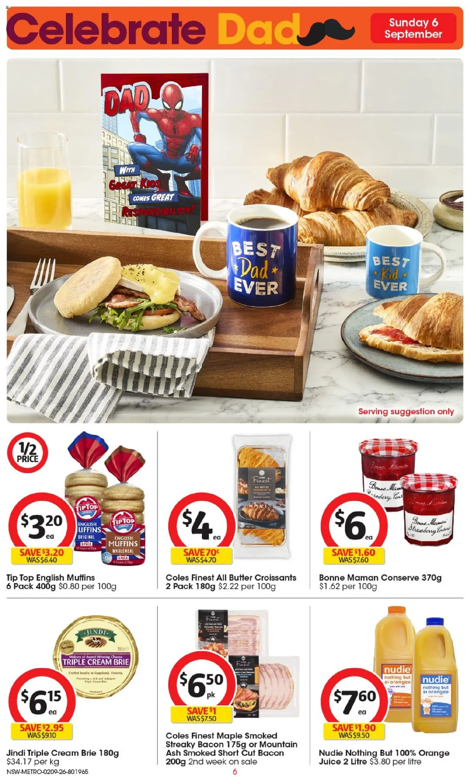 Coles catalogue - valid from 02/09/2026 | Page: 7 | Products: Bacon, Butter, Cheese, Muffins
