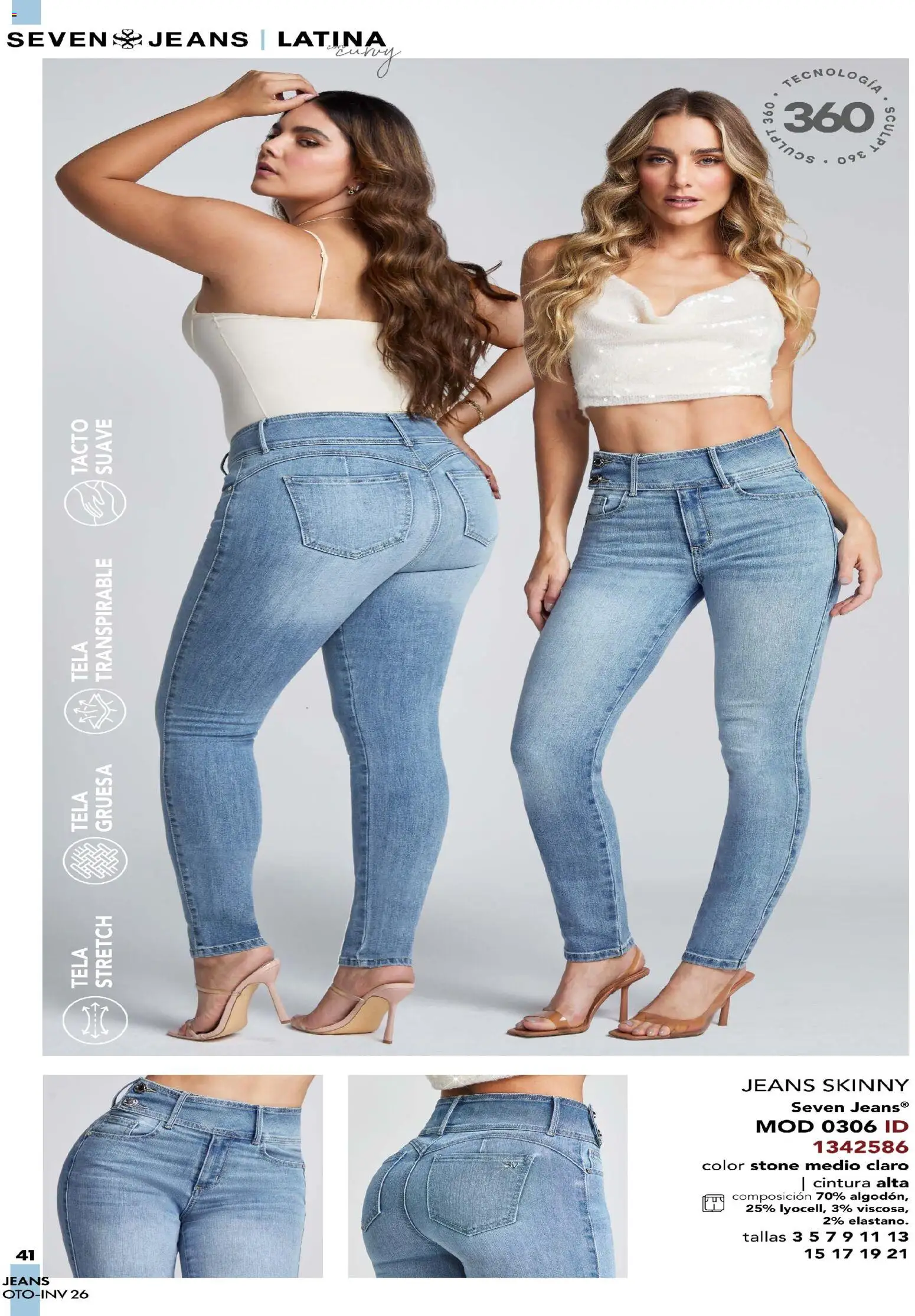 Nuevas ofertas de Price Shoes válidas en toda la República Mexicana desde el 03/08/2026. ¡Encuentra las mejores ofertas en Price Shoes catálogo Seven Jeans! | Página: 41