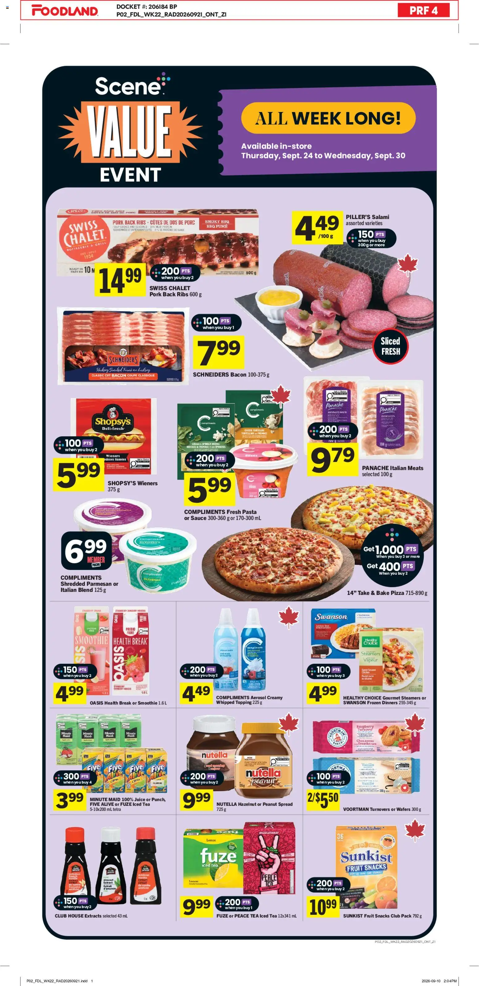 Foodland flyer valid from Sep 24, 2026 | Page: 3