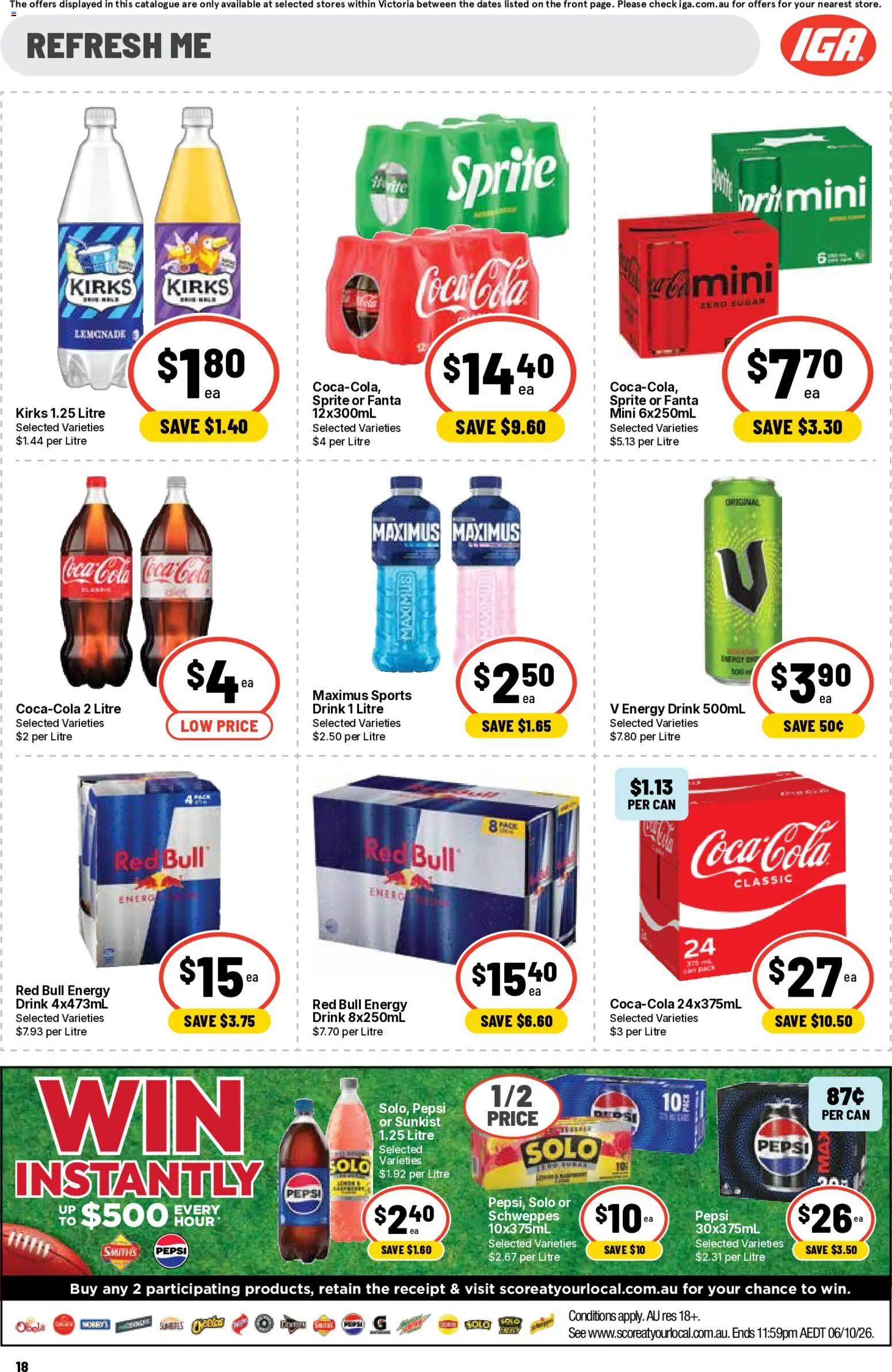 Ritchies catalogue - valid from 02/09/2026 | Page: 18 | Products: Energy drink, Coca Cola, Sprite, Fanta