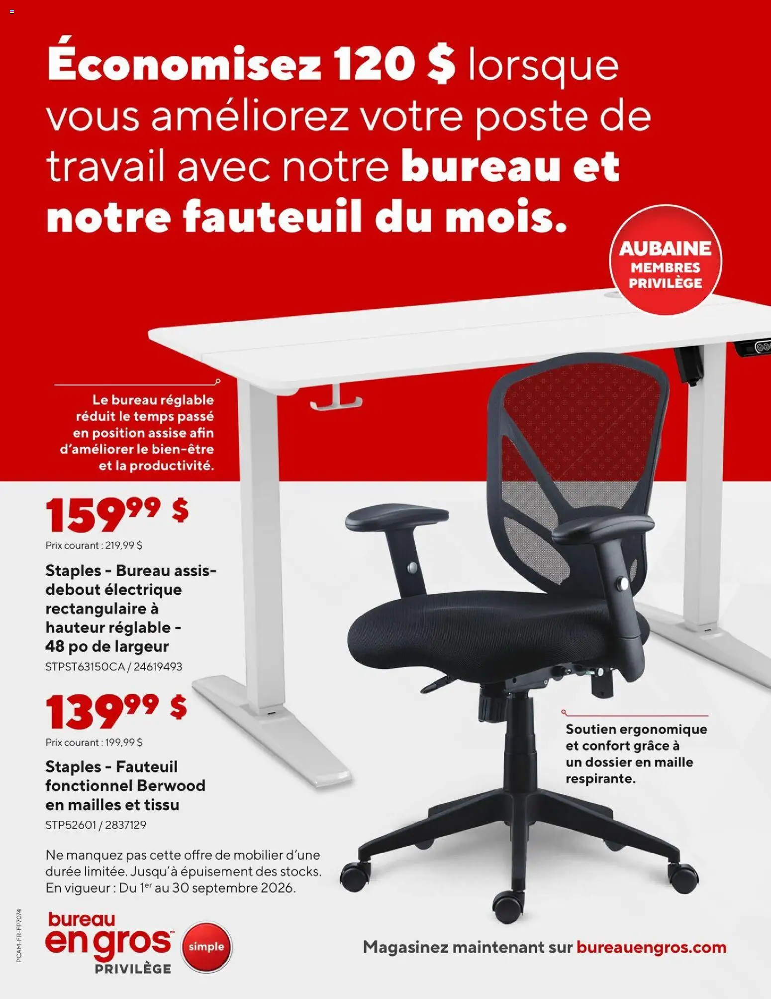 Staples flyer valid from Sep 1, 2026 | Page: 1