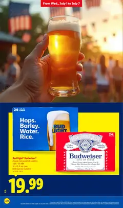 Preview of Lidl weekly ads valid from 07/01/2026 | Page: 18 | Products: Beer, Rice