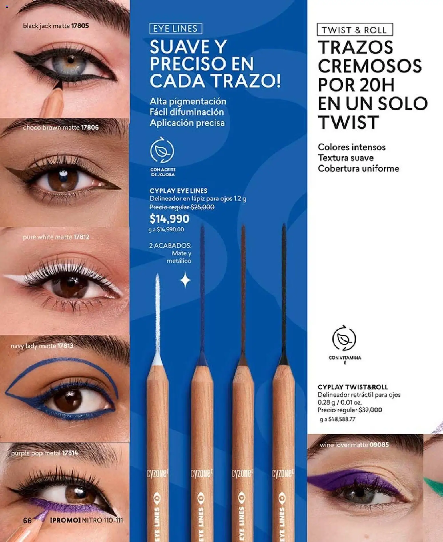 CyZone revista - valida desde el 17/08/2026 | Página: 66 | Productos: Puré, Delineador, Aceite