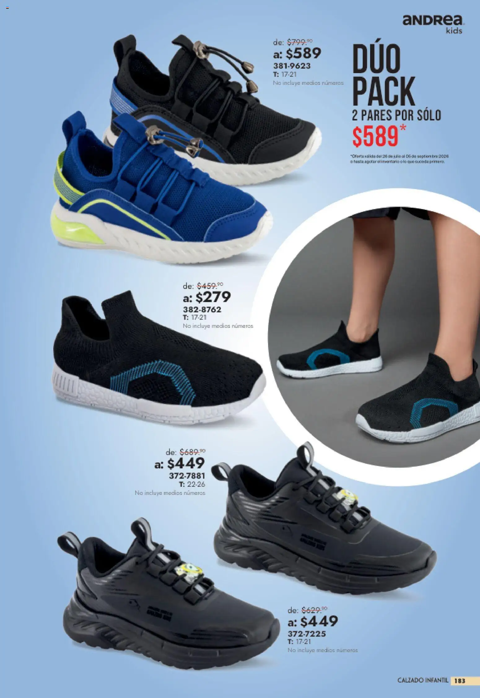 Nuevas ofertas de Andrea válidas en toda la República Mexicana desde el 26/07/2026. ¡Encuentra las mejores ofertas en Andrea catálogo Outlet! | Página: 183