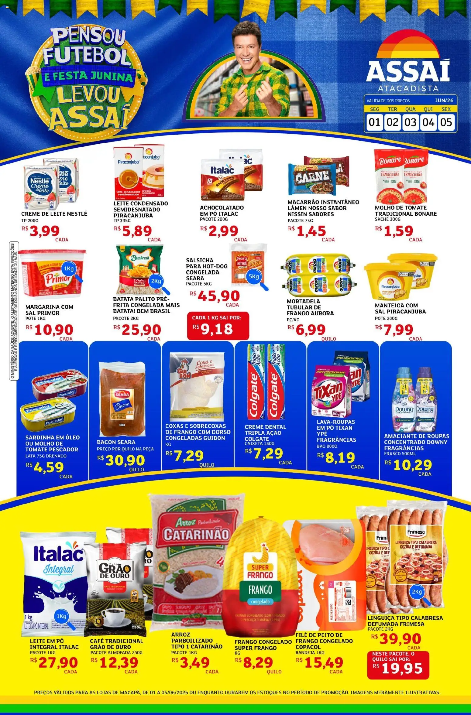 Assaí Atacadista Folheto - válido de 01.06.2026 | Página: 1