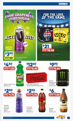 Preview of Foodland catalogue - valid from 10.06.2026 | Page: 15 | Products: Pepsi, Sugar, Lemon, Game