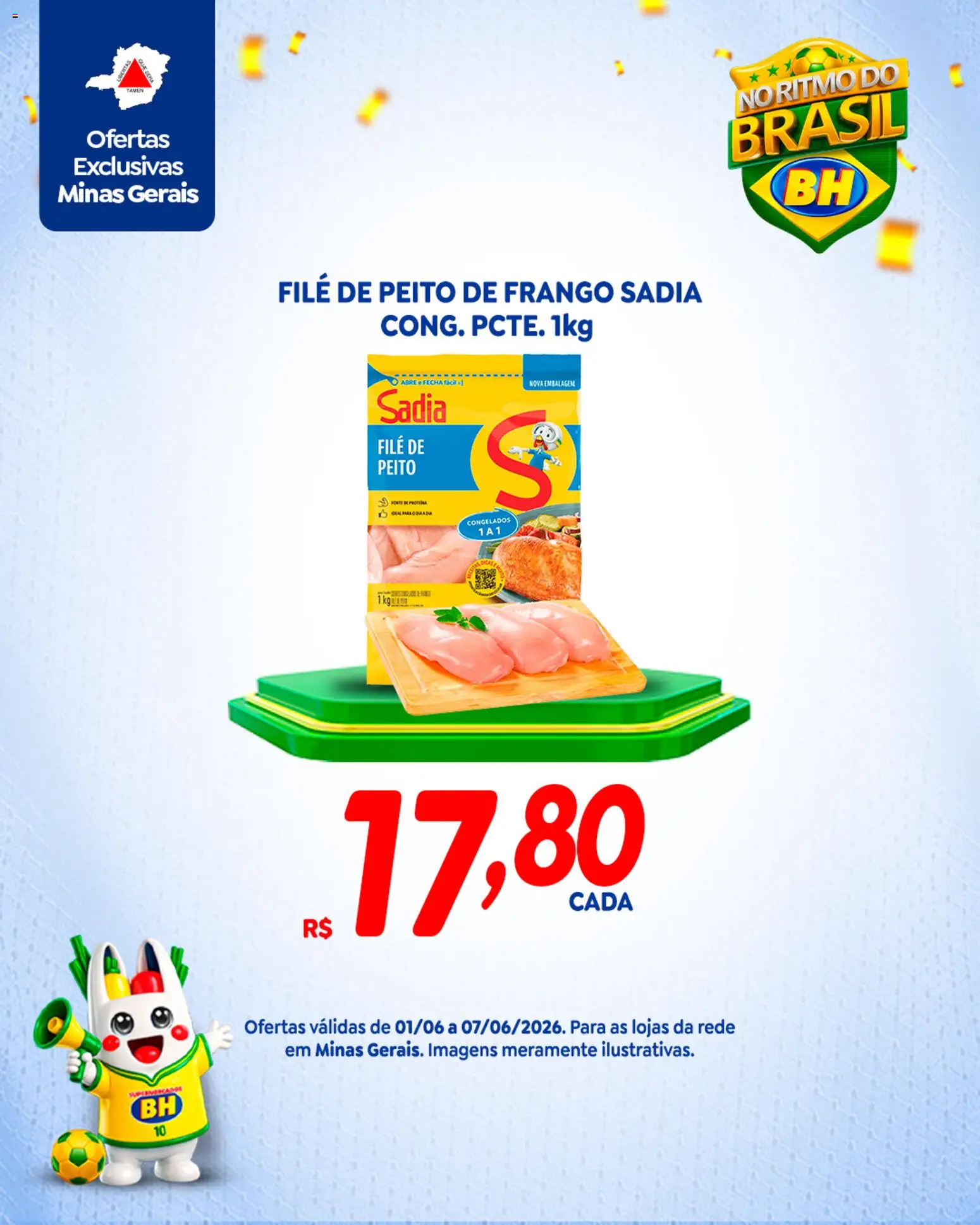 Supermercados BH Folheto - válido de 01.06.2026 | Página: 5 | Produtos: Frango, Peito de frango