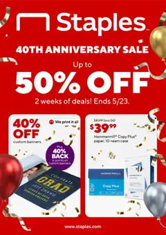 Preview of Staples weekly ads valid from 10.05.2026
