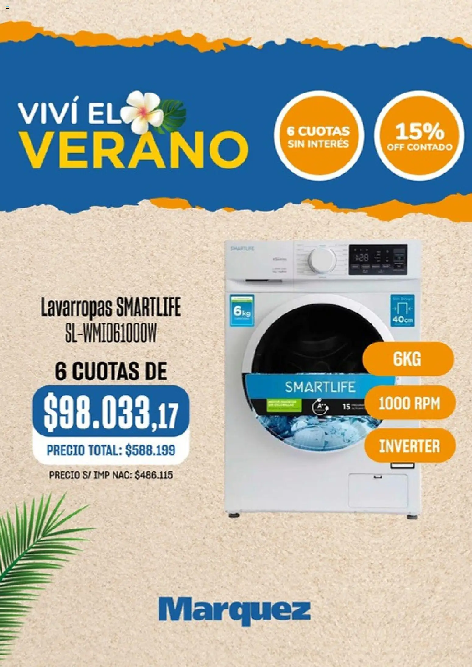 Grupo Marquez catálogo │ válido desde el 03/02/2026 | Página: 10 | Productos: Lavarropas