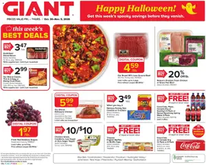 Preview of Giant weekly ads valid from 10/30/2026