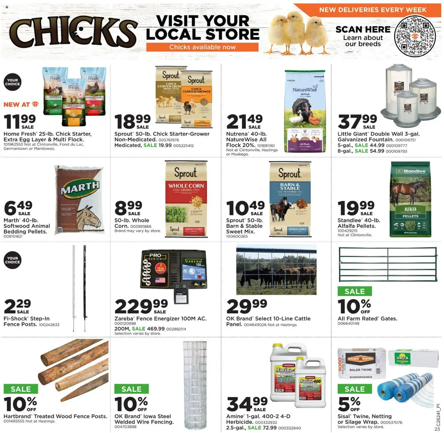Mills Fleet Farm Weekly Ad - valid from 08.06.2026 | Page: 30 | Products: Corn, Wire, Starter