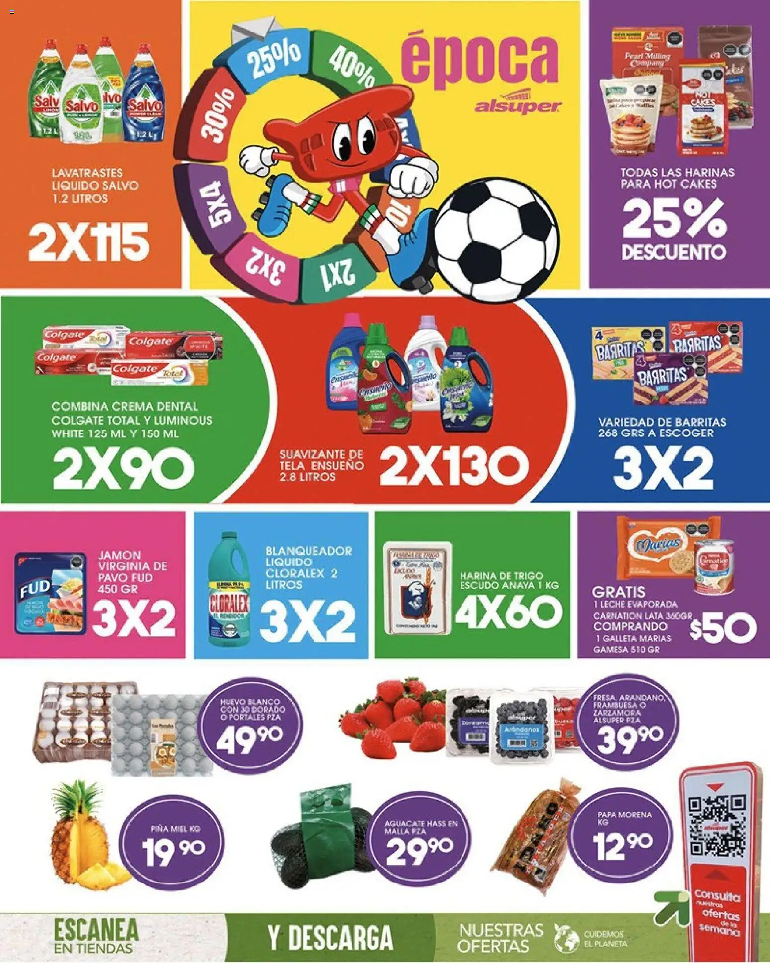 Nuevas ofertas de Alsuper válidas en toda la República Mexicana desde el 05.06.2026. ¡Encuentra las mejores ofertas en Alsuper folleto Torreon! | Página: 8