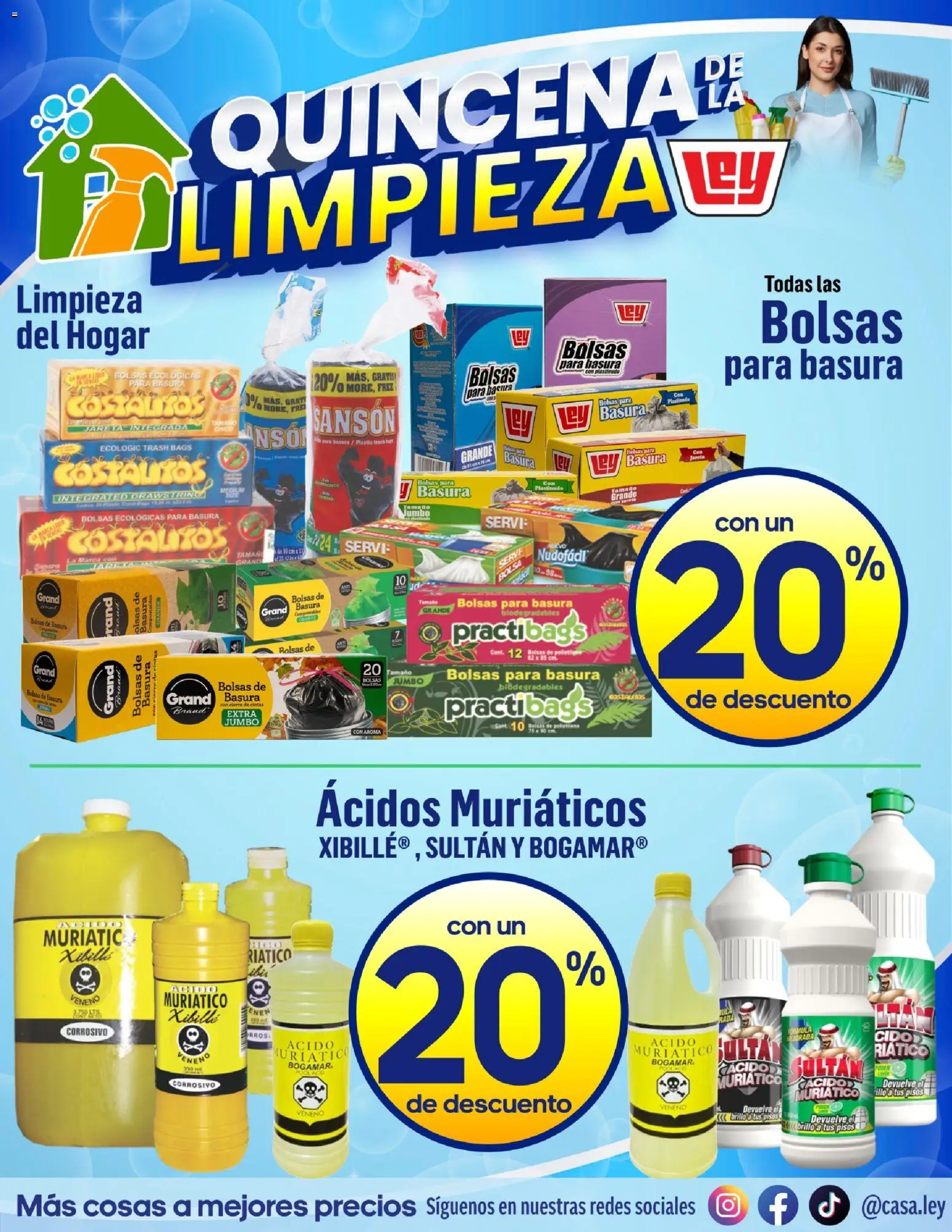 Nuevas ofertas de Casa Ley válidas en toda la República Mexicana desde el 30/06/2026. ¡Encuentra las mejores ofertas en Casa Ley folleto Quincena de la limpieza! | Página: 4 | Productos: Brillo