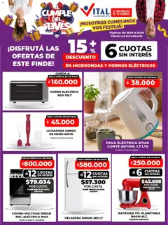 Vista previa Vital - Ofertas fin Abasto válido desde el 18/09/2026 | Página: 6