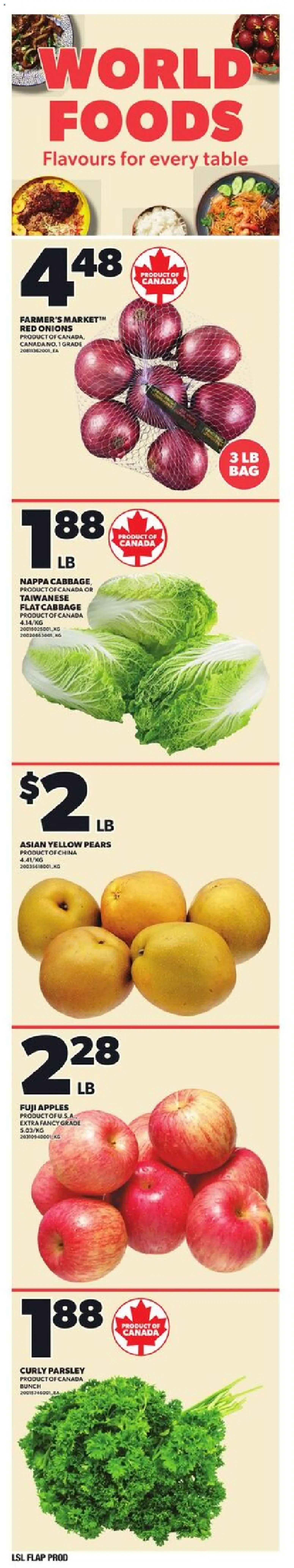 Loblaws flyer valid from Aug 13, 2026 | Page: 7 | Products: Cabbage, Parsley, Table, Apples