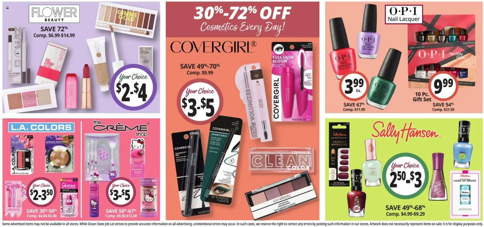 Ocean State Job Lot Weekly Ad - valid from 05.03.2026 | Page: 17 | Products: Nail, Bronzer, Blush, Eyeliner