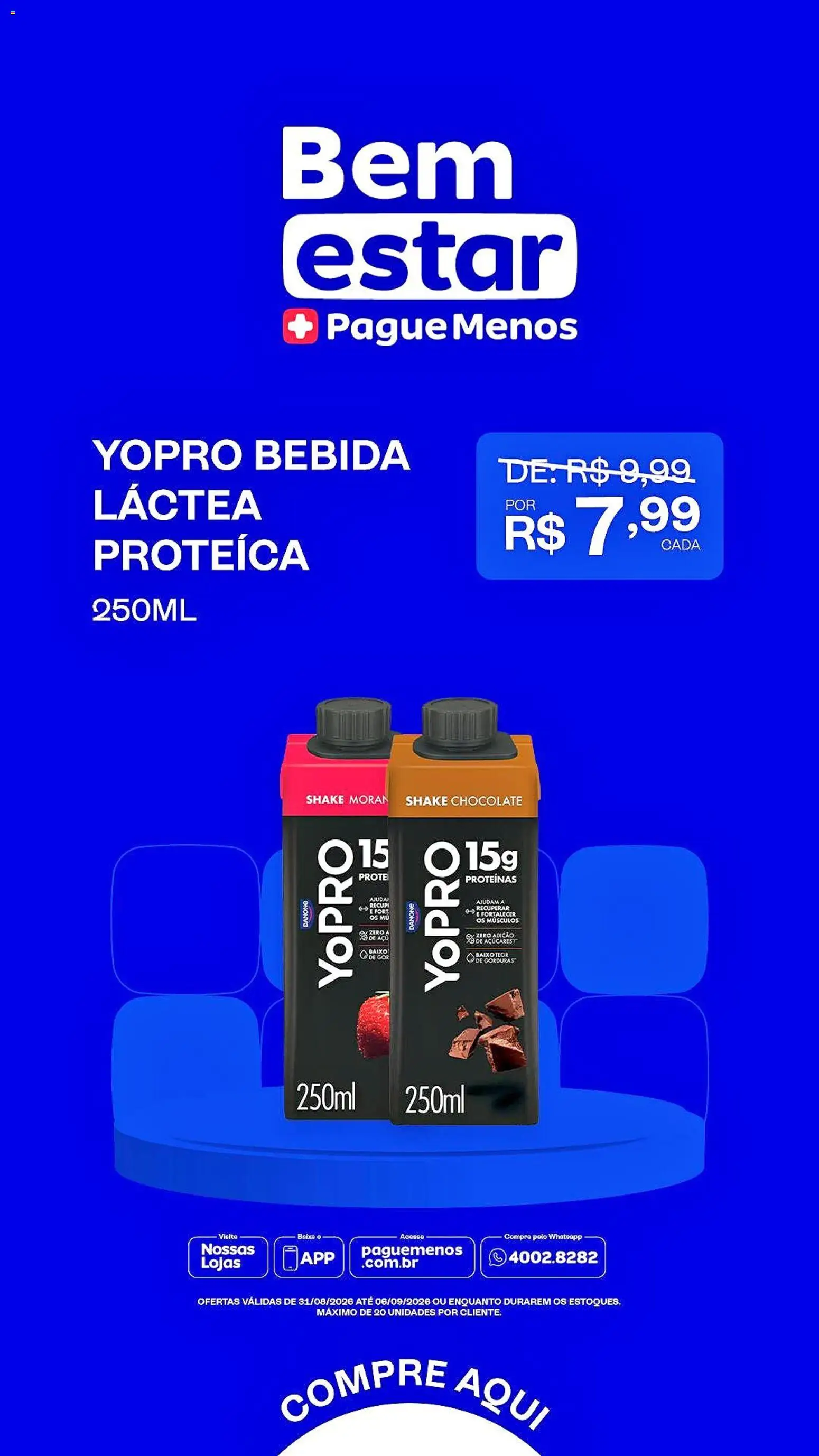 Pague Menos Folheto - válido de 31/08/2026 | Página: 6