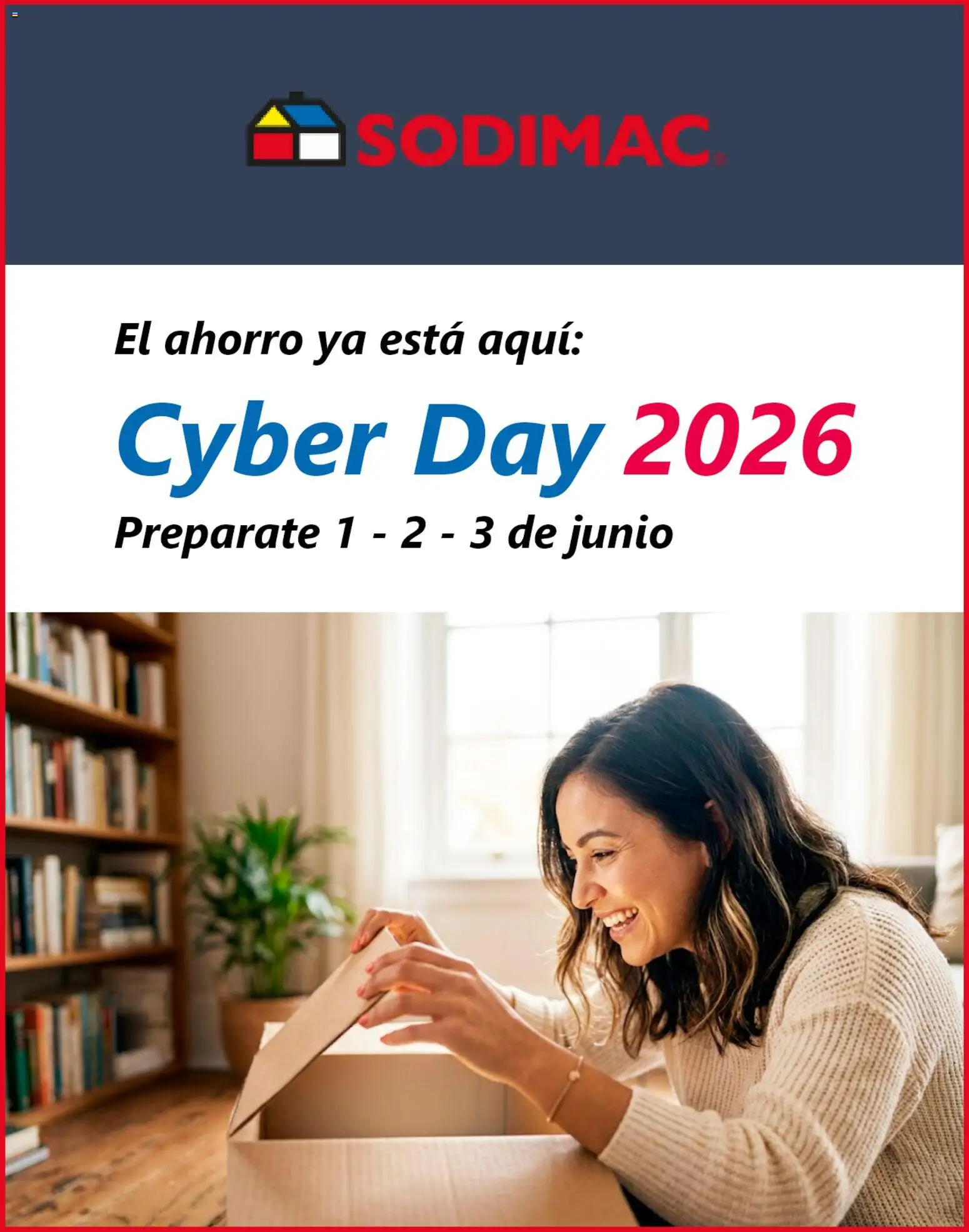 Sodimac Cyber Day Aviso │ válido desde el 29.05.2026 | Página: 1