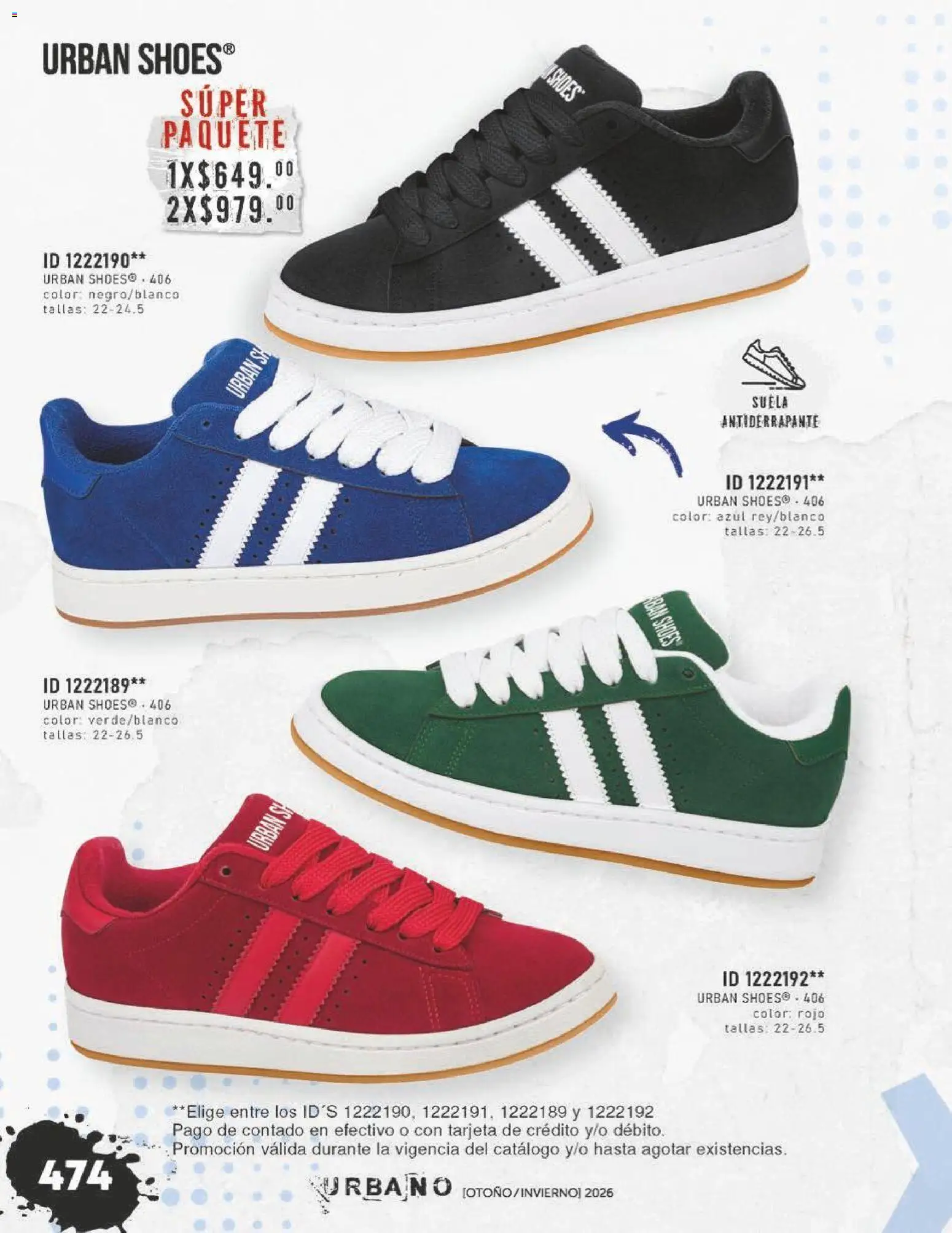 Nuevas ofertas de Price Shoes válidas en toda la República Mexicana desde el 31/07/2026. ¡Encuentra las mejores ofertas en Price Shoes catálogo Urbano! | Página: 474