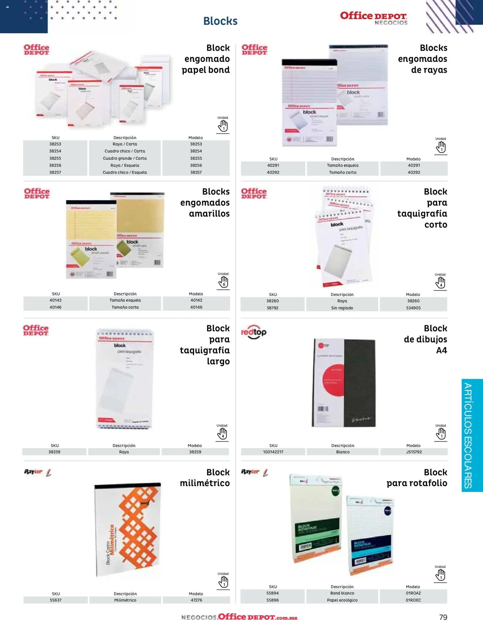 Nuevas ofertas de Office Depot válidas en toda la República Mexicana desde el 12/01/2026. ¡Encuentra las mejores ofertas en Office Depot catálogo 2026! | Página: 81 | Productos: Cuadro