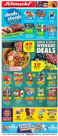 Preview of Schnucks weekly ads valid from 07/29/2026