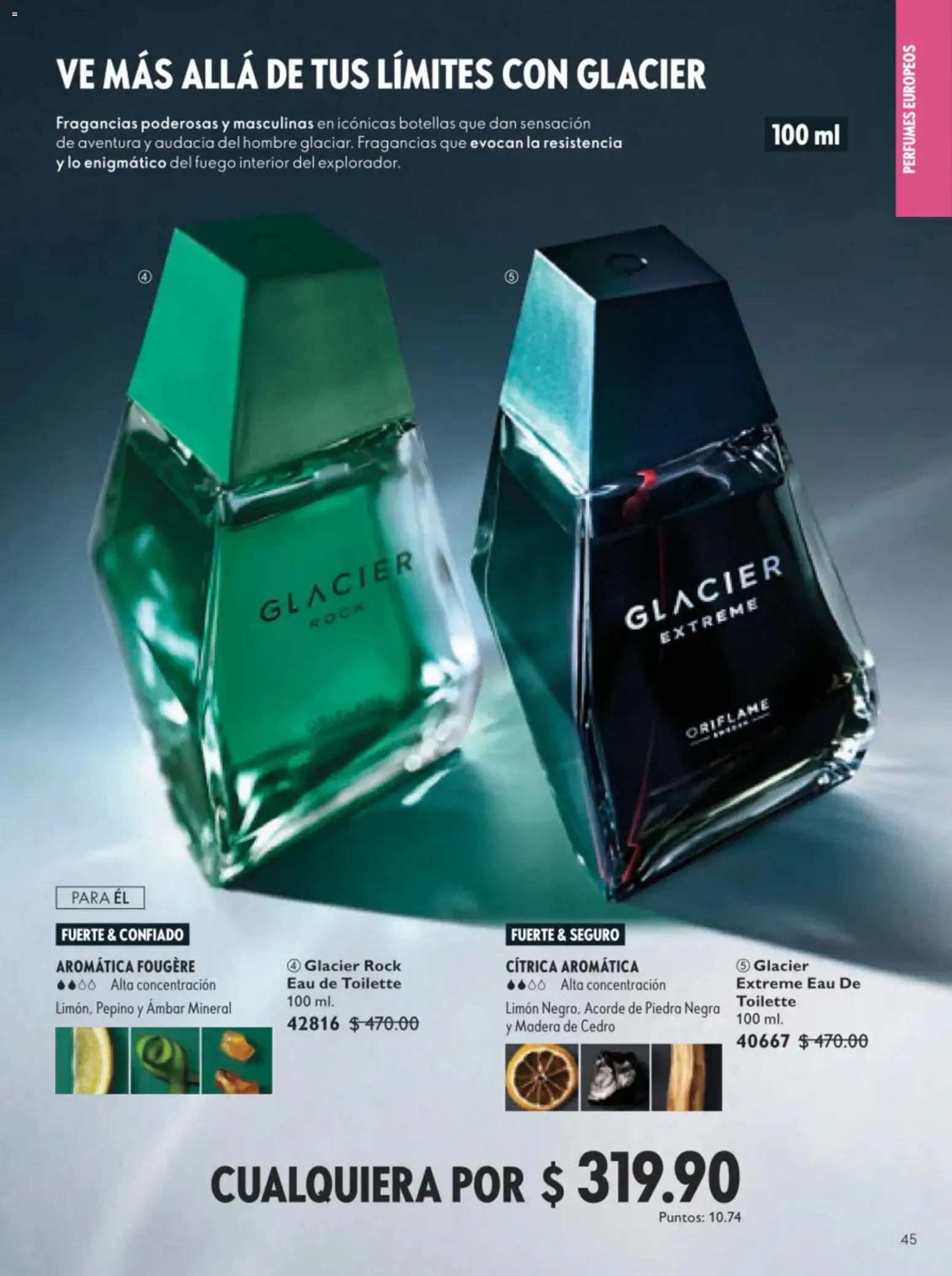 Nuevas ofertas de Oriflame válidas en toda la República Mexicana desde el 11/07/2026. ¡Encuentra las mejores ofertas en Oriflame campaña 10 2026! | Página: 45 | Productos: Limón, Eau de toilette