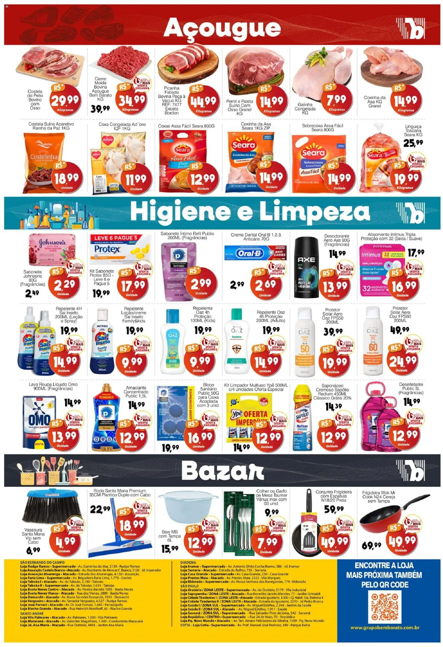 Supermercado Bem Barato Folheto - válido de 21.04.2026 | Página: 4 | Produtos: Desodorante, Picanha, Repelente, Rodo