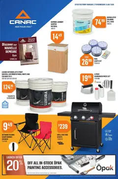 Preview of Canac weekly flyer from shop Canac valid from Jul 2, 2026