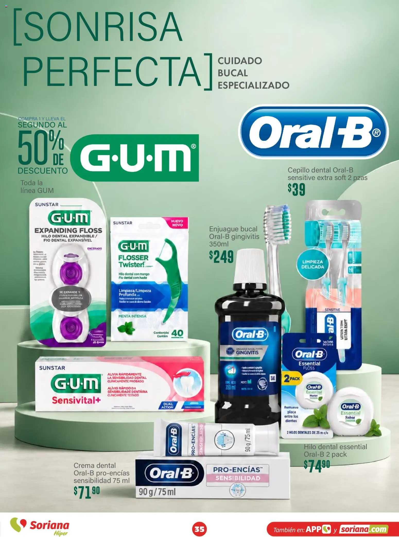 Nuevas ofertas de Soriana válidas en toda la República Mexicana desde el 15/10/2026. ¡Encuentra las mejores ofertas en Soriana folleto Modo #Glowing! | Página: 35
