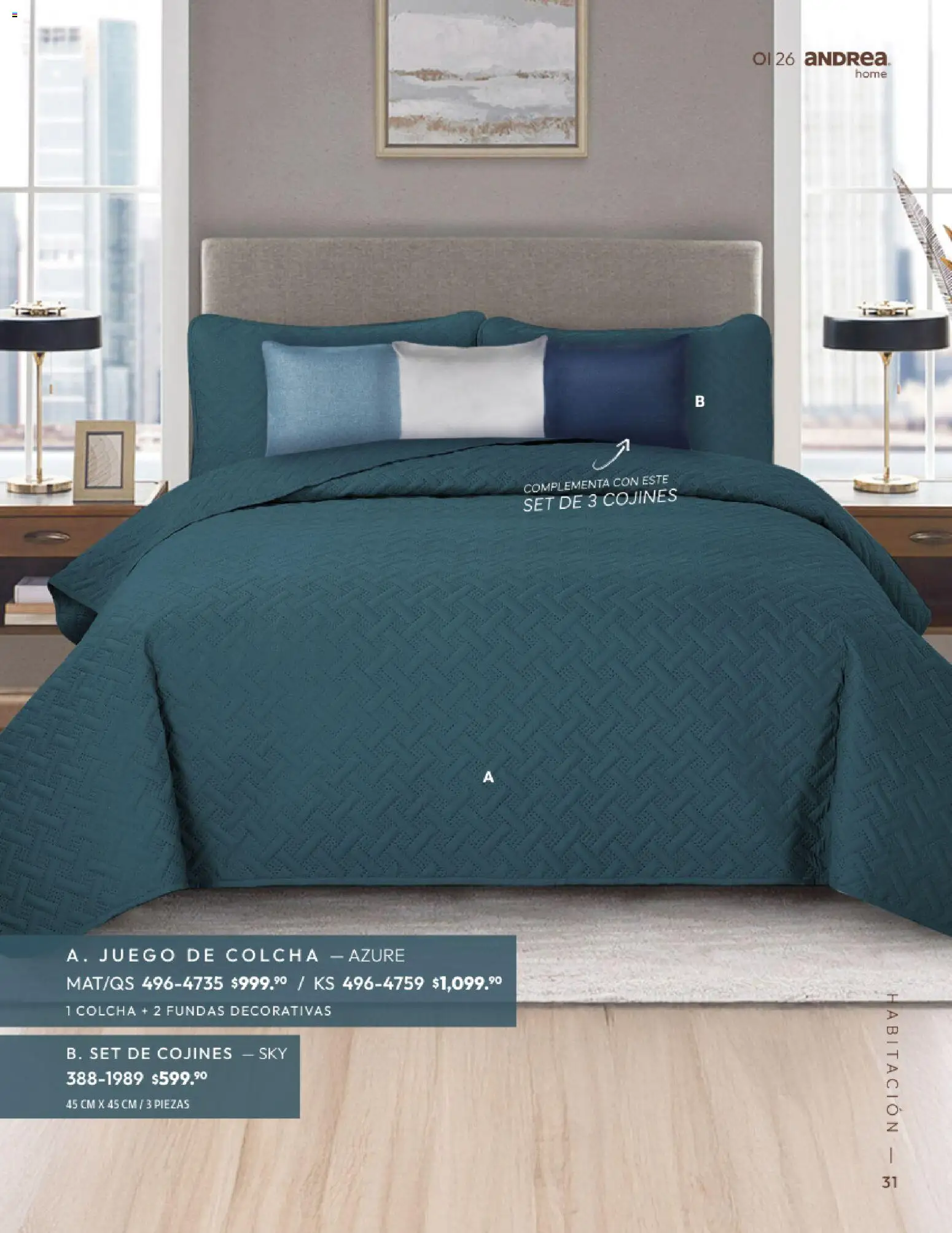 Nuevas ofertas de Andrea válidas en toda la República Mexicana desde el 01/09/2026. ¡Encuentra las mejores ofertas en Andrea catálogo Home! | Página: 31