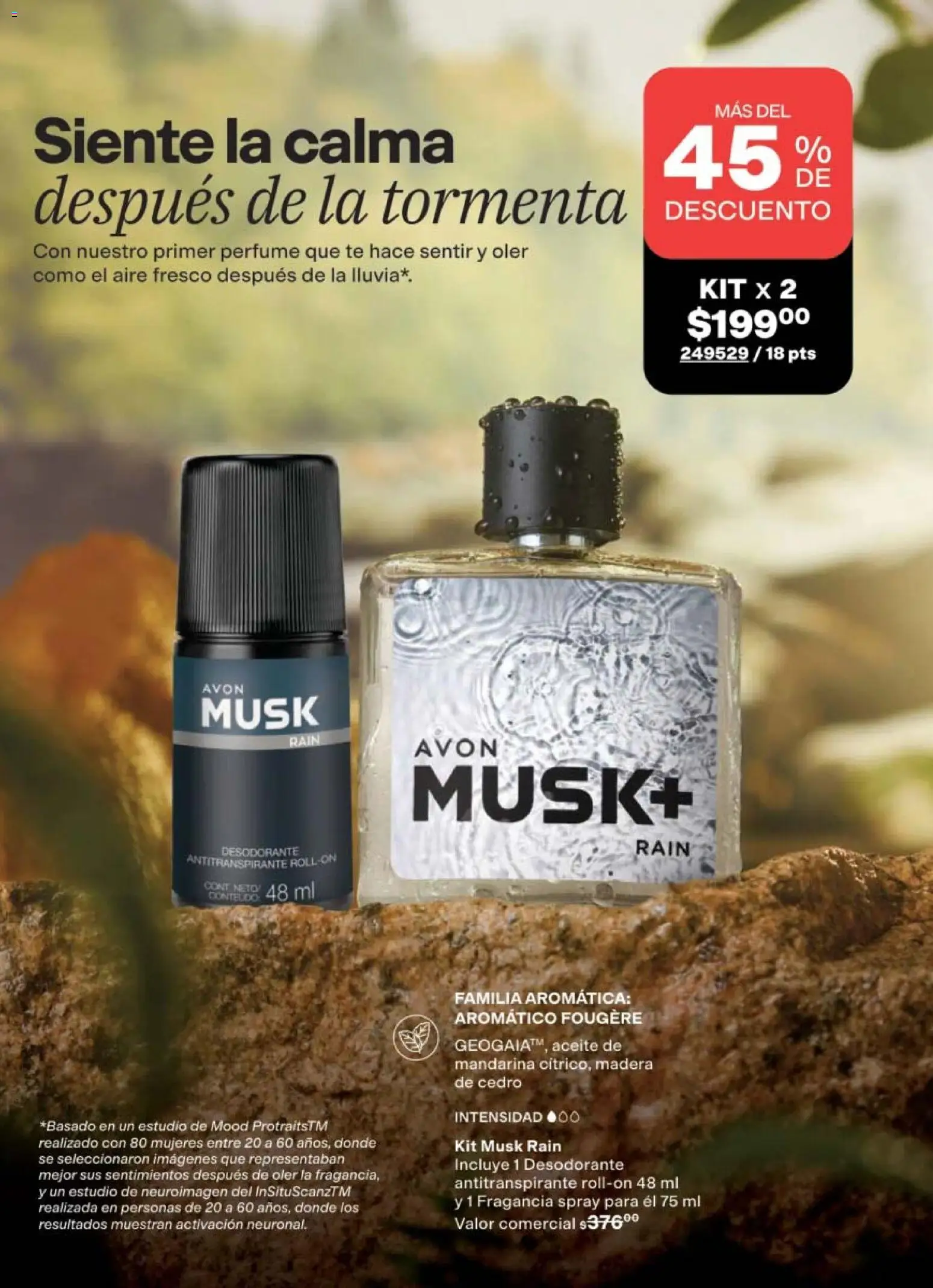 Nuevas ofertas de AVON válidas en toda la República Mexicana desde el 02.04.2026. ¡Encuentra las mejores ofertas en AVON campaña 6 2026! | Página: 127 | Productos: Desodorante, Antitranspirante, Aceite, Perfume