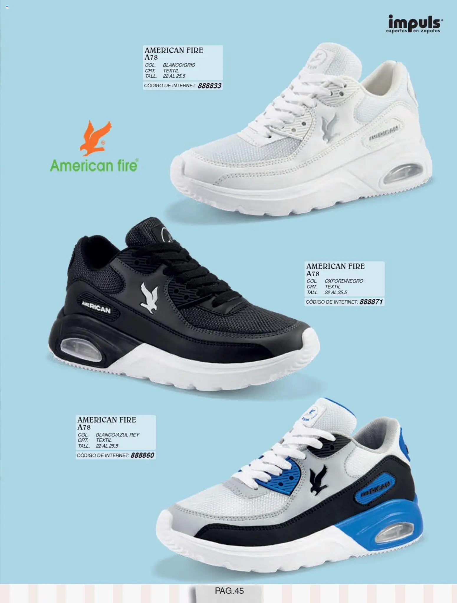 Nuevas ofertas de Impuls válidas en toda la República Mexicana desde el 01/07/2026. ¡Encuentra las mejores ofertas en Impuls catálogo Niño! | Página: 47 | Productos: Zapatos