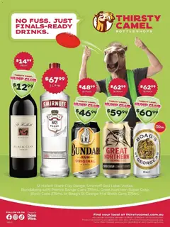 Preview of Deals - No fuss. Just Finals-ready Drinks. 31/08 - valid from 31/08/2026