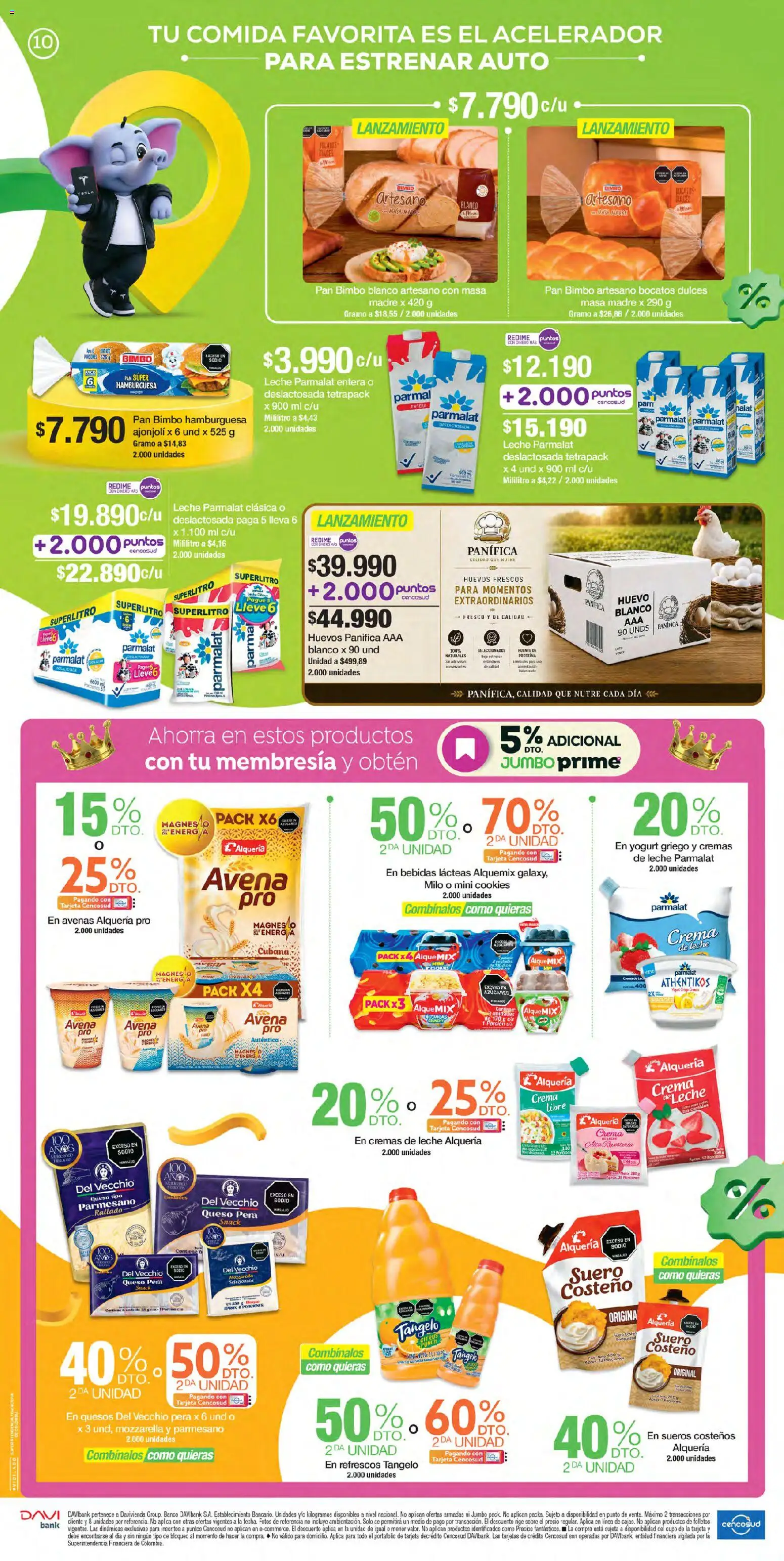 Jumbo revista - valida desde el 24/09/2026 | Página: 10 | Productos: Avena, Proteína, Leche, Pera
