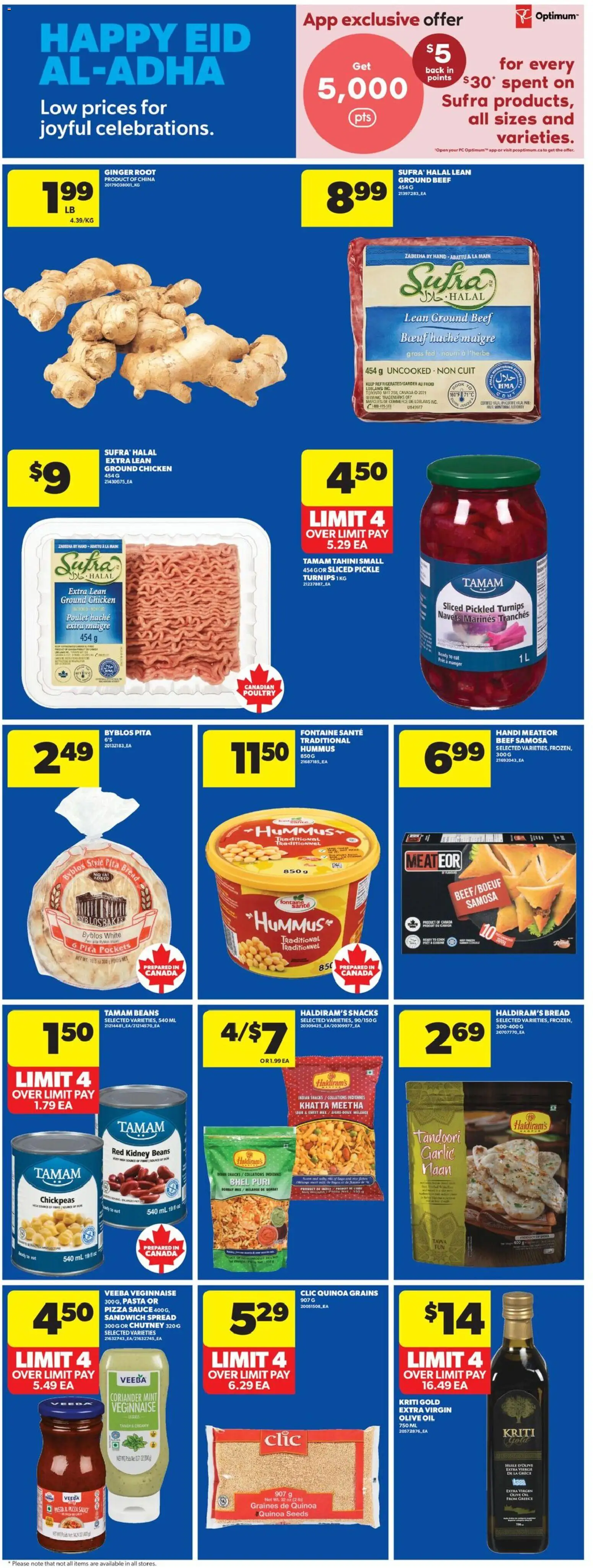 Real Canadian Superstore flyer valid from 21.05.2026 | Page: 14 | Products: Beef, Pasta, Bread, Chicken