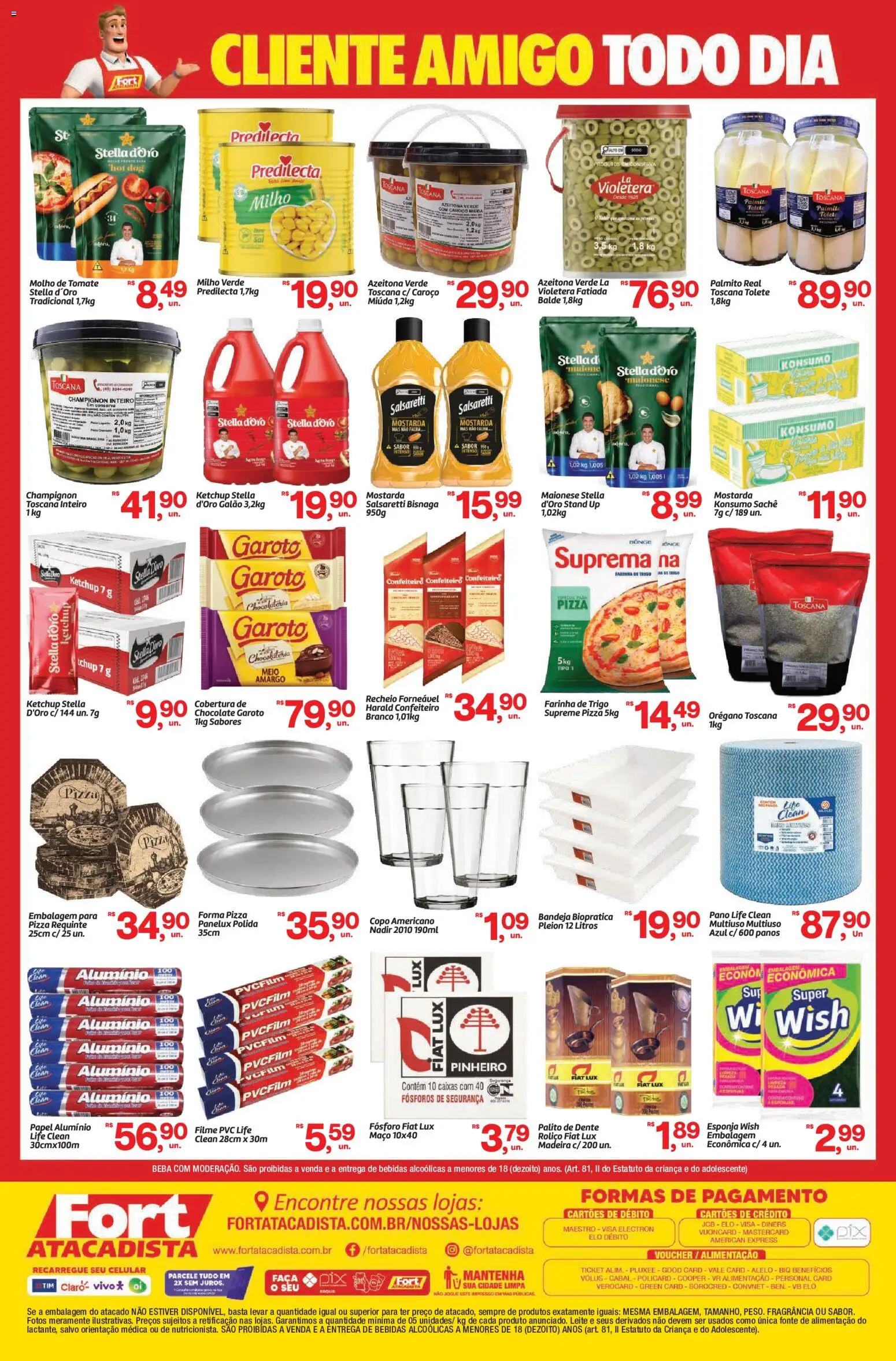 Fort Atacadista Folheto - válido de 25.05.2026 | Página: 2 | Produtos: Esponja, Milho verde, Ketchup, Orégano
