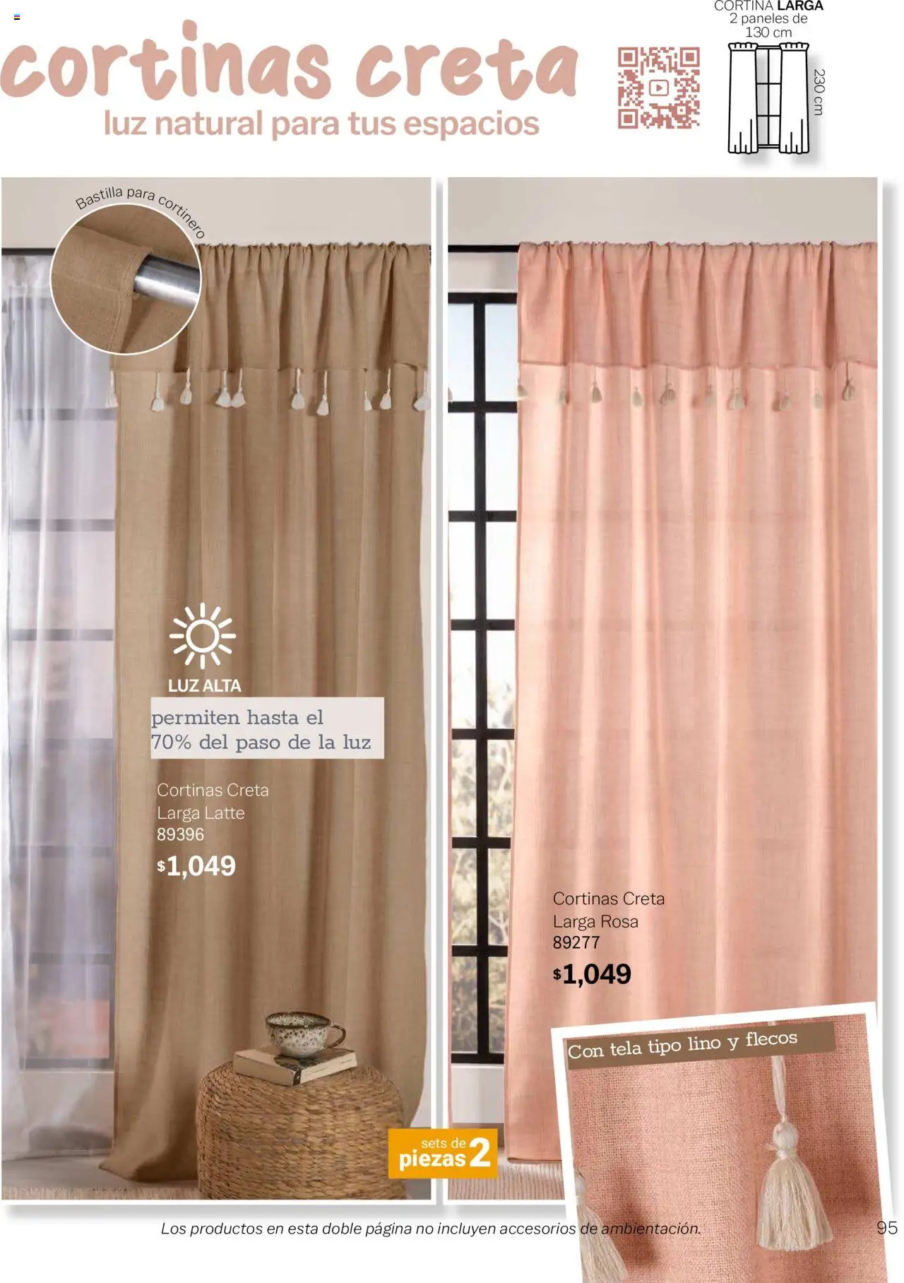 Nuevas ofertas de Vianney válidas en toda la República Mexicana desde el 15/08/2025. ¡Encuentra las mejores ofertas en Vianney - Catálogo Bebé! | Página: 97 | Productos: Cortinas