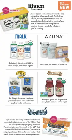 Preview of Fresh Thyme weekly ads valid from 01.05.2026 | Page: 3 | Products: Milk, Yogurt, Salt, Sugar
