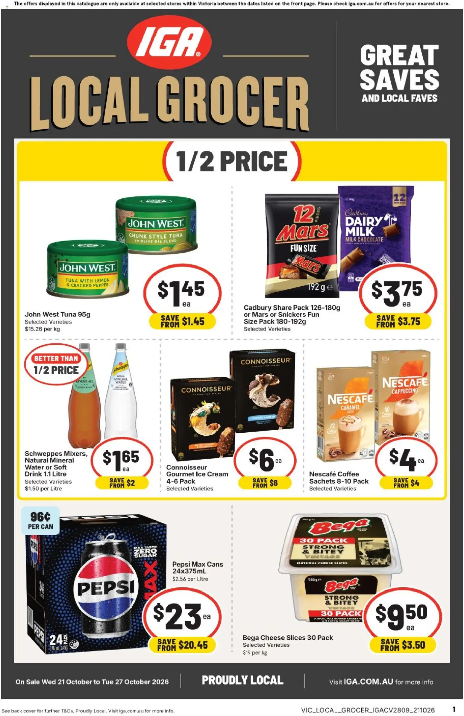 IGA catalogue - valid from 21/10/2026 | Page: 1