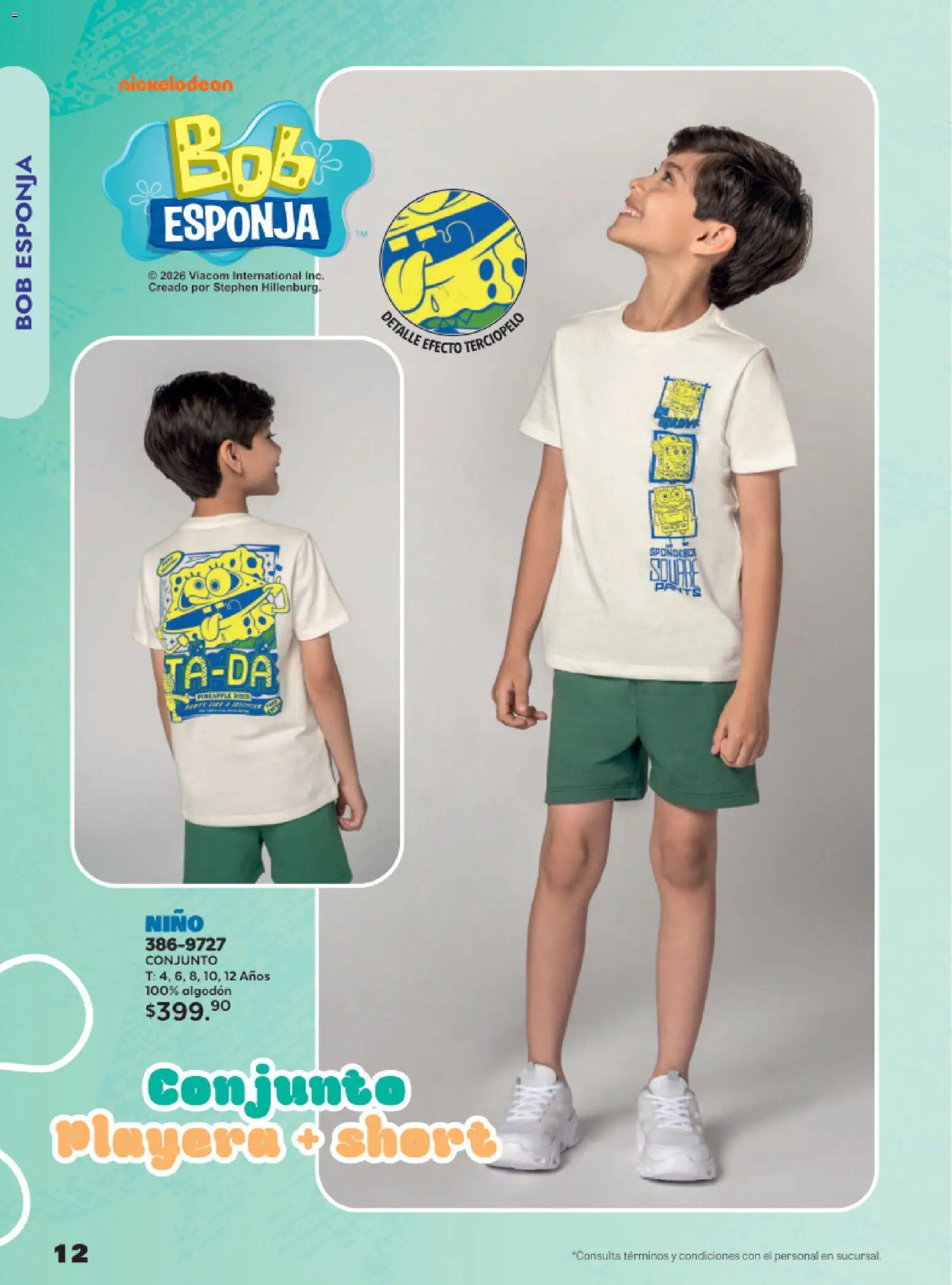 Nuevas ofertas de Andrea válidas en toda la República Mexicana desde el 24.05.2026. ¡Encuentra las mejores ofertas en Andrea catálogo Lo más divertindo en ropa! | Página: 12 | Productos: Esponja, Algodón, Playera, Short