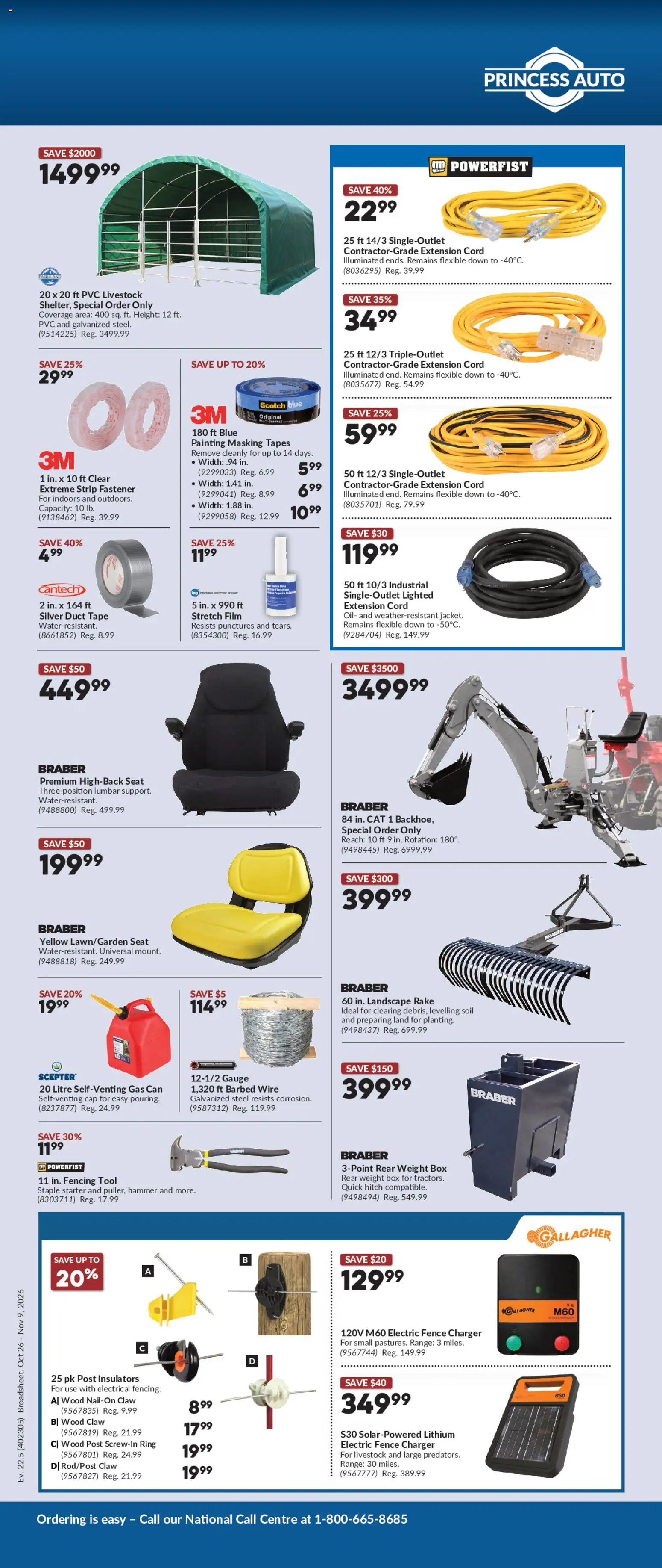 Princess Auto flyer valid from Oct 26, 2026 | Page: 7