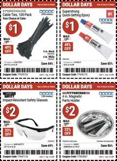 Preview of Harbor Freight weekly ads valid from 06/18/2026 | Page: 2 | Products: Glasses, Cable