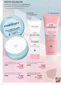 Oriflame catálogo válido desde el 19.06.2026 | Página: 16 | Productos: Vitaminas, Crema de manos, Aceite, Crema