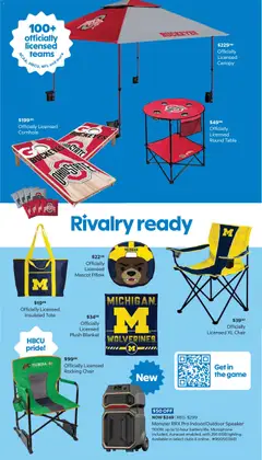 Preview of Sam's Club weekly ads valid from 07/22/2026 | Page: 40 | Products: Pillow, Table, Chair, Microphone