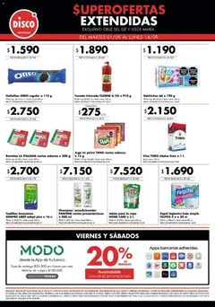 Vista previa Disco - Ofertas válido desde el 01/09/2026