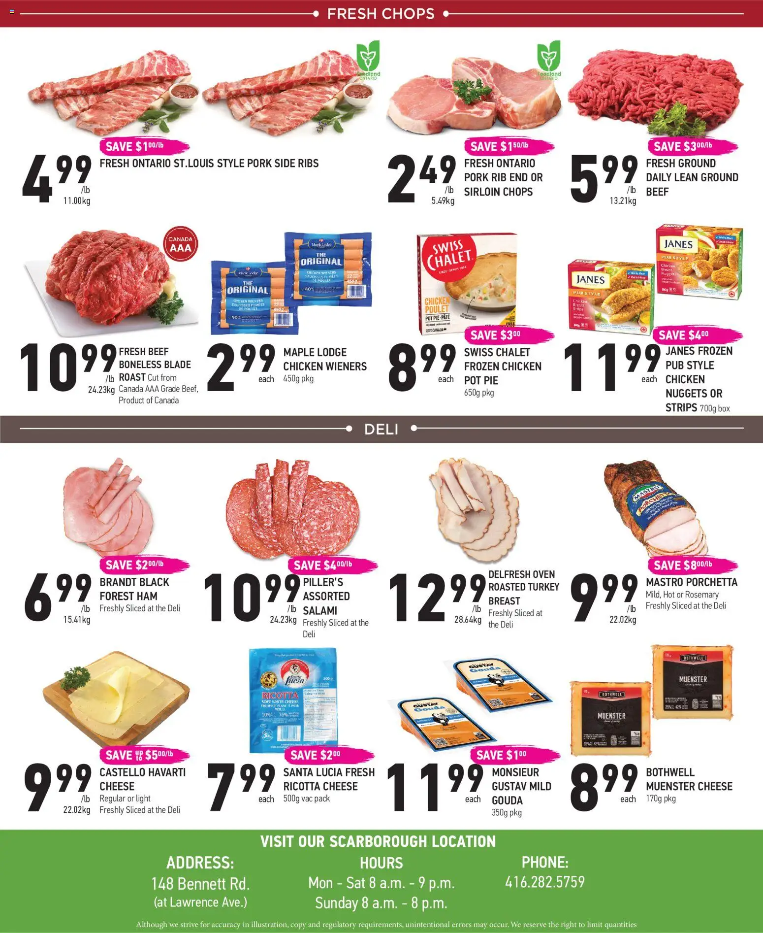 Coppas Fresh Market flyer valid from Sep 17, 2026 | Page: 4 | Products: Turkey, Gouda, Ham, White cheese