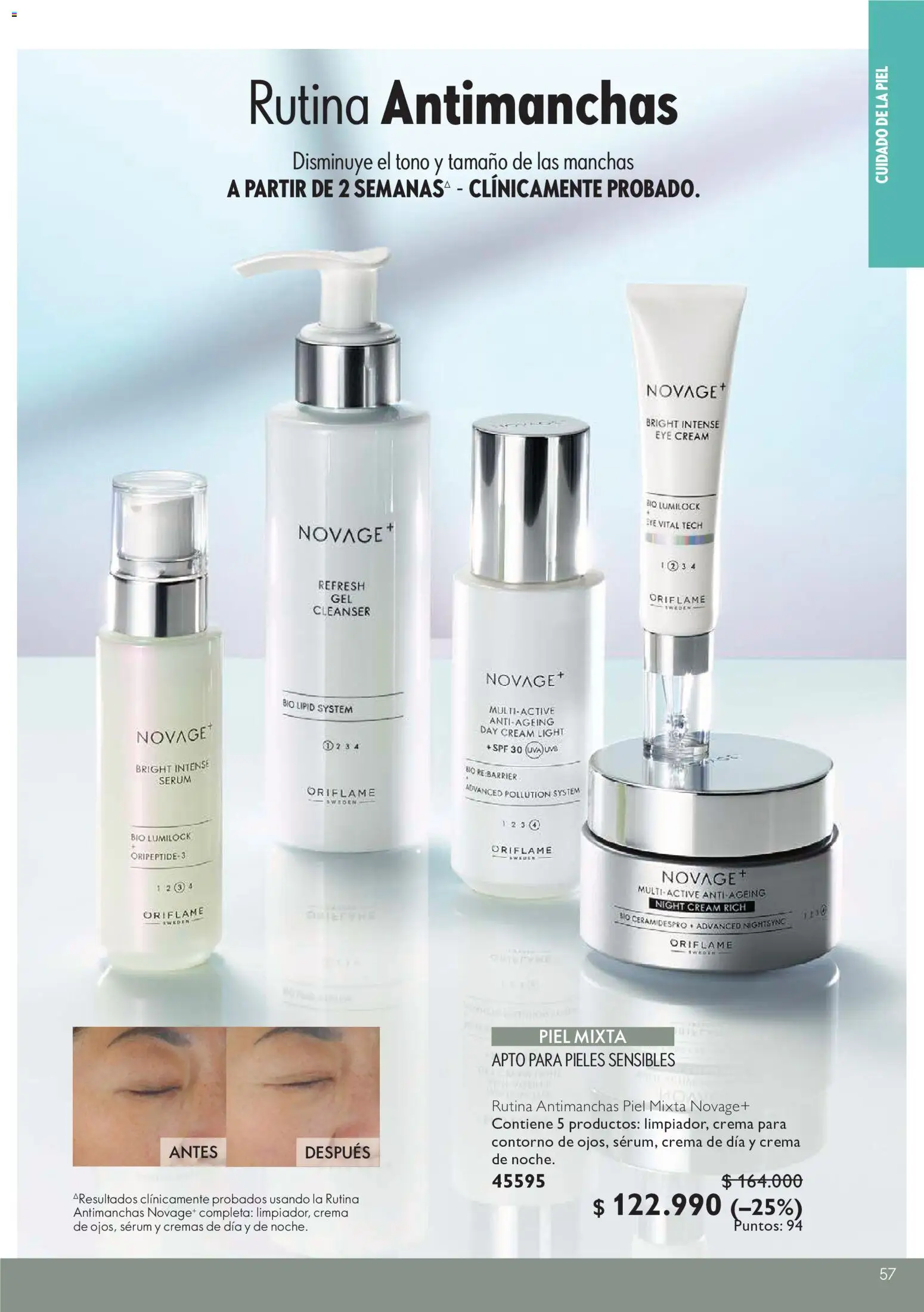Oriflame Ofertas │ válido desde el 10.07.2026 | Página: 57 | Productos: Contorno, Uva, Crema, Serum